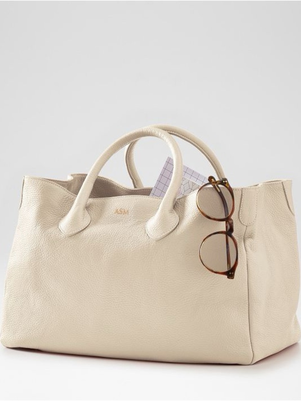Mark & Graham Elisabetta Slouch Leather Tote Hand Bag
